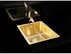 Chiuveta bucatarie inox culoare aurie Alveus Monarch Quadrix 20 [1]