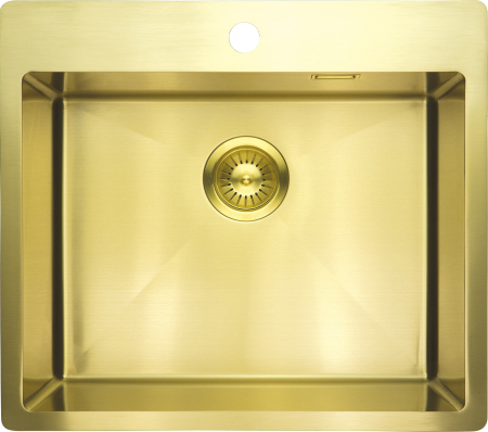 Chiuvete bucatarie inox - Chiuveta bucatarie inox Deante Olfato, 55x50 cm, auriu periat