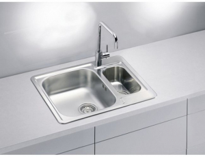 Chiuveta bucatarie inox leinen doua cuve, stanga, Alveus Line 50 [1]