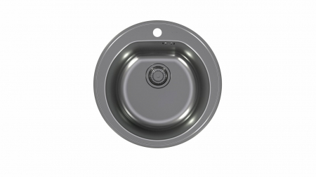 Bucatarie - Chiuveta bucatarie inox rotunda culoare antracit Alveus Monarch Form 30