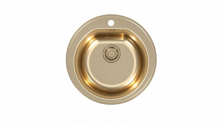 Bucatarie - Chiuveta bucatarie inox rotunda culoare bronz Alveus Monarch Form 30