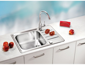 Chiuveta bucatarie inox satinat, Alveus Praktik 120 [1]