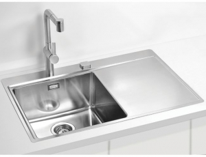 Chiuveta bucatarie inox satinat, cuva stanga, Alveus Pure 40 [1]