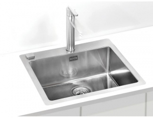 Chiuveta bucatarie inox satinat, crom, Alveus Pure 70 [1]