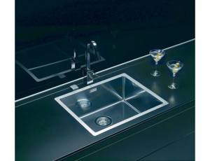 Chiuveta bucatarie inox satinat, Alveus Quadrix 50 [1]