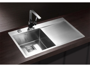 Chiuveta bucatarie inox satinat, cuva stanga, Alveus Stylux 50 [1]
