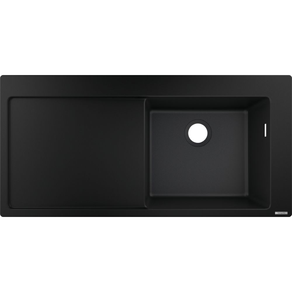 Chiuvete bucatarie compozit - Chiuveta bucatarie neagra, dreptunghiulara SilicaTec Hansgrohe 43314170