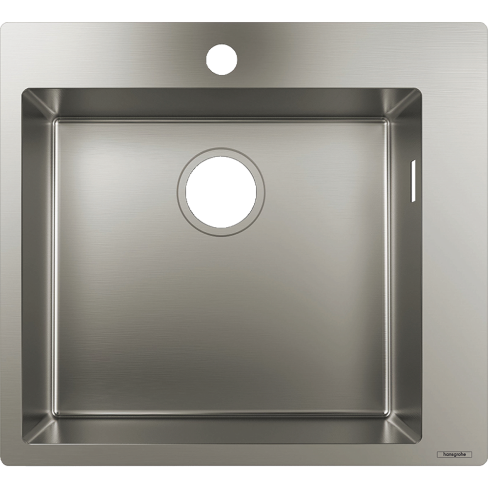 Bucatarie - Chiuveta bucatarie patrata inox crom lucios Hansgrohe 43301800