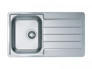 Chiuvete bucatarie inox - Chiuveta bucatarie inox satin, cu picurator, reversibila, Alveus Line 20