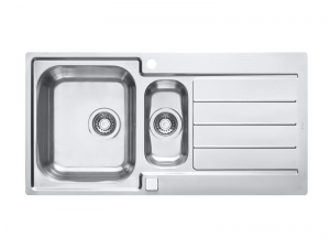 Bucatarie - Chiuveta bucatarie inox doua cuve, crom satin, Alveus Line Maxim 10