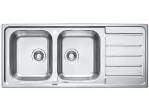 Bucatarie - Chiuveta bucatarie inox doua cuve, Alveus Line Maxim 100