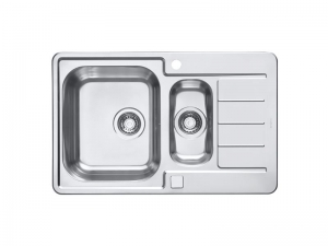 Bucatarie - Chiuveta bucatarie inox doua cuve, crom satin, Alveus Line Maxim 70