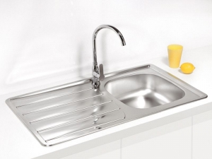 Chiuveta bucatarie inox satin, reversibila, Alveus Zoom 30 [1]