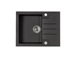 Chiuvete bucatarie compozit - Chiuveta bucatarie compozit mica negru carbon Alveus rock 30