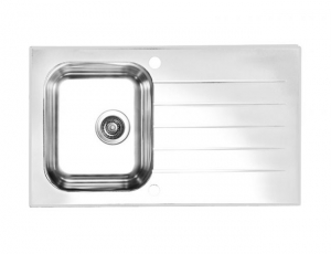 Bucatarie - Chiuveta bucatarie inox si sticla alba Alveus Glassix 10