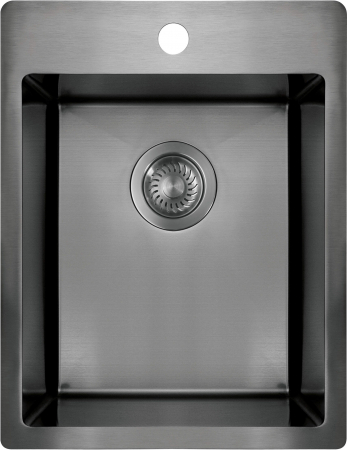 Bucatarie - Chiuveta bucatarie din inox, titan, 50.5x39 cm, Deante Olfato Precious