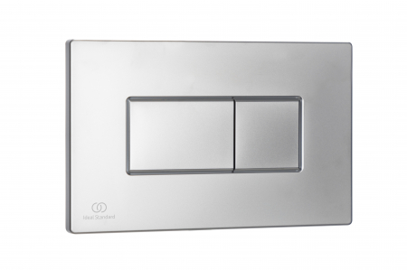 Clapete de actionare - Clapeta actionare pneumatica rezervor wc crom satin Ideal Standard Solea P2
