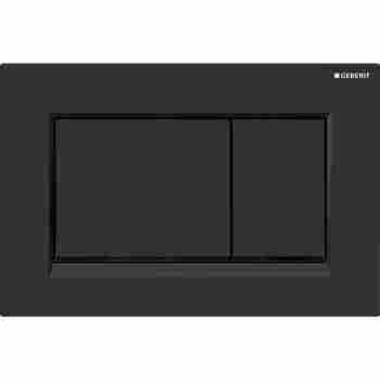 Clapete de actionare - Clapeta actionare rezervor wc negru mat lacuit Geberit Sigma30