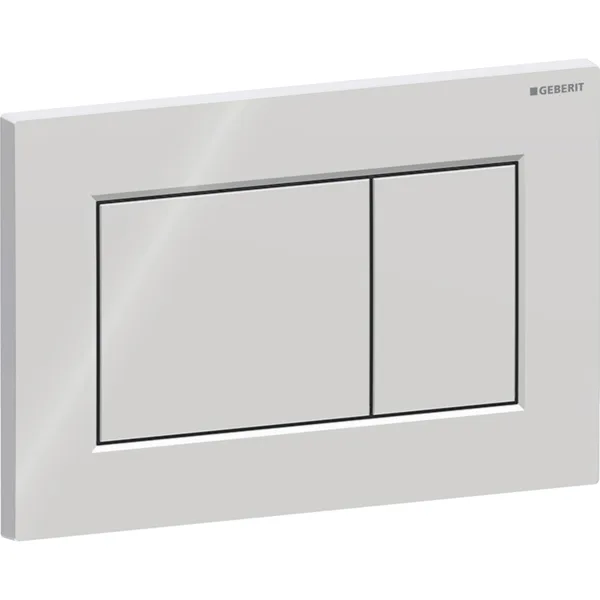 Rezervoare WC - Clapeta actionare rezervor wc, crom lucios, Geberit Sigma01