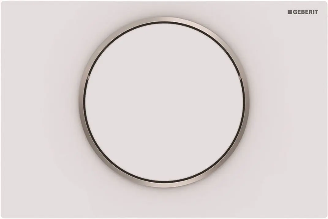 Rezervoare WC - Clapeta actionare rezervor wc cu spalare start-stop, alb mat, Geberit Sigma10
