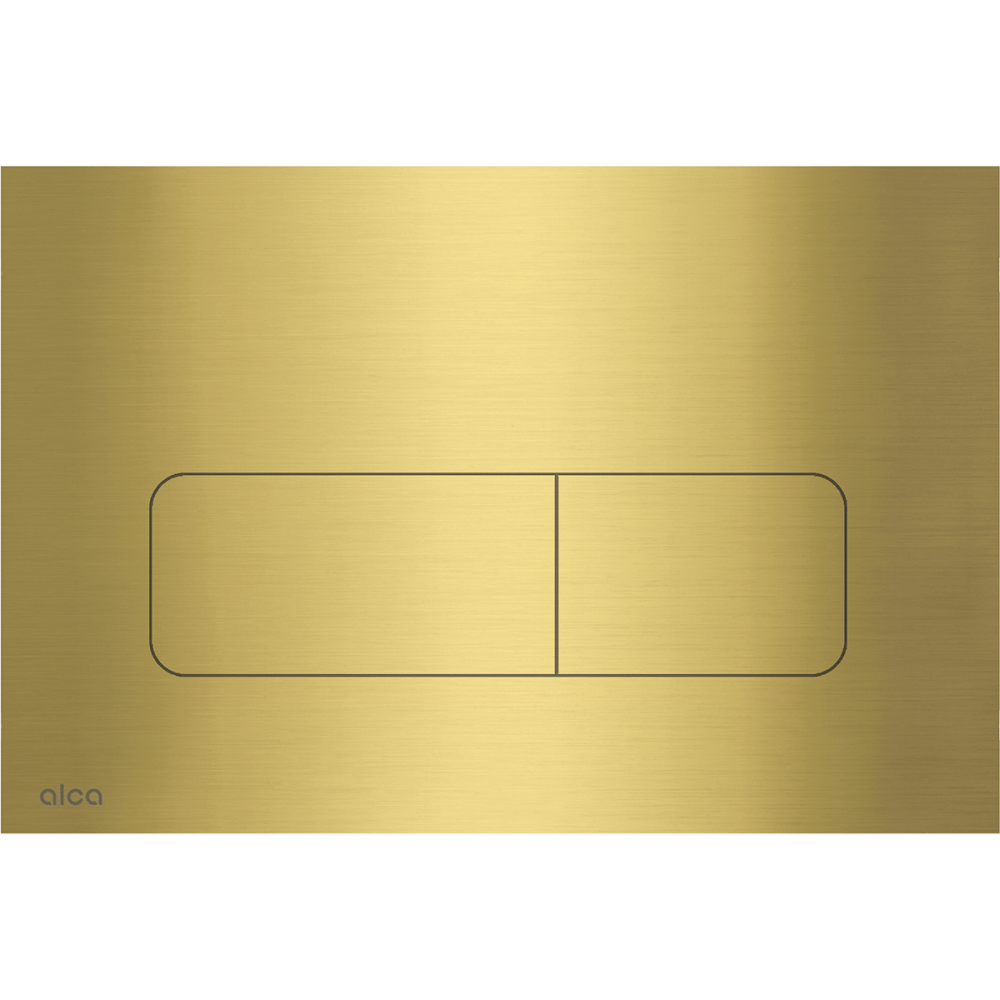 Baie - Clapeta actionare rezervor wc, otel inoxidabil alama periata Alcadrain MOON-BRASS
