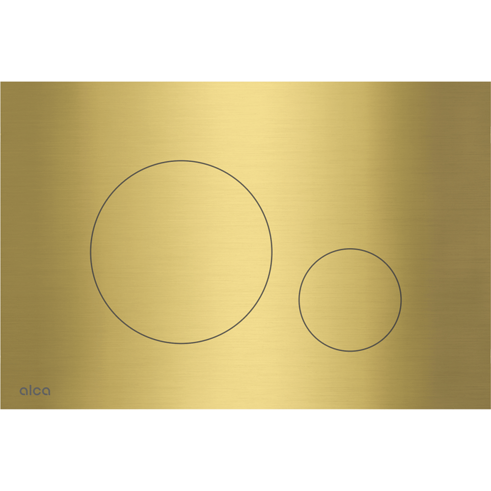 Clapete de actionare - Clapeta actionare rezervor wc, otel inoxidabil alama periata Alcadrain TURN-BRASS