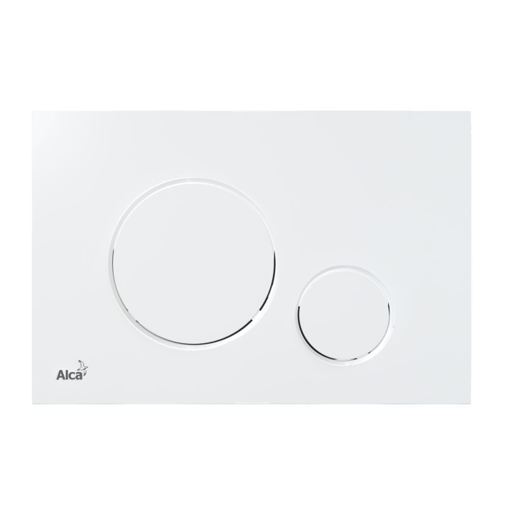 Clapeta actionare wc alb lucios Alcaplast 670