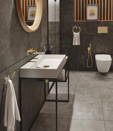 Clapeta actionare wc slim auriu lucios Deante [2]