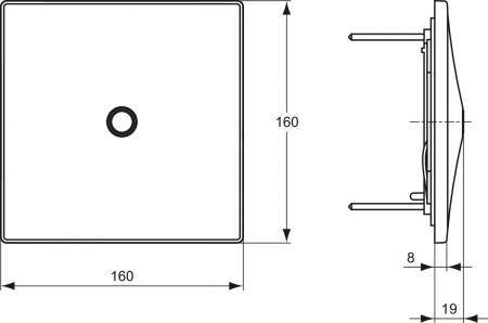 Clapeta actionare cu senzor pentru pisoar Ideal Standard Ceraplus [2]
