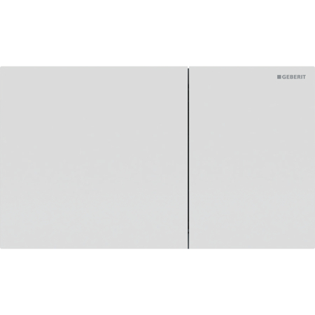 Clapete de actionare - Clapeta de actionare cu 2 volume, easy to clean, alb mat, Geberit Sigma70