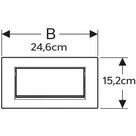 Clapeta de actionare Geberit Sigma40 Slim rosu-auriu finisaj periat [1]