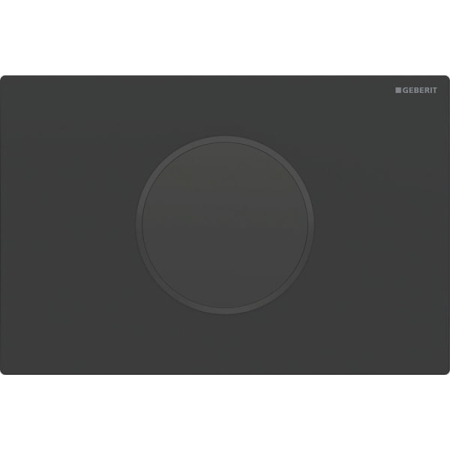 Clapete de actionare - Clapeta de actionare pentru rezervor, automata / fara atingere, negru / mat cu inel de design negru / lucios, Geberit Sigma10
