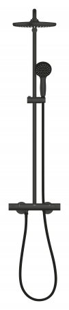Coloana dus Grohe Vitalio Start cu termostat, negru mat 266772430 [3]