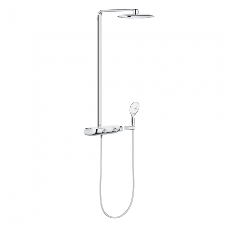 Coloane de dus - Coloana de dus crom cu baterie termostatata Grohe Rainshower Smartcontrol 360