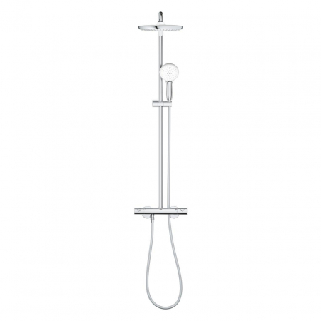 Coloana de dus crom cu baterie termostatata Grohe Tempesta System 250 [2]