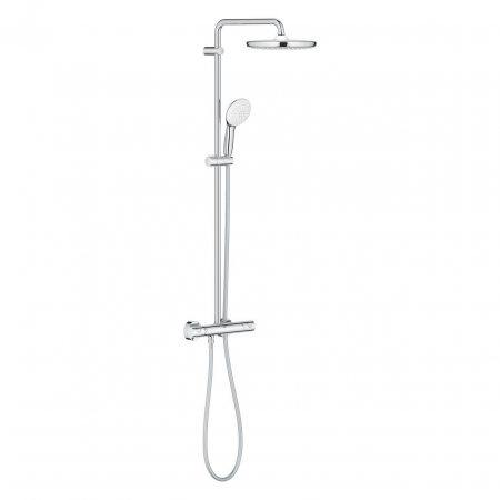 Coloana de dus crom cu baterie termostatata Grohe Tempesta System 250 [1]