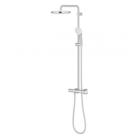 Coloana de dus crom cu baterie termostatata Grohe Tempesta System 250 [3]