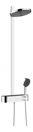 Coloane de dus - Coloana de dus crom lucios Pulsify S 2jet cu baterie termostatata Hansgrohe ShowerTablet Select 400