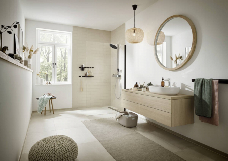 Coloana de dus crom lucios Pulsify S 2jet cu baterie termostatata Hansgrohe ShowerTablet Select 400 [4]