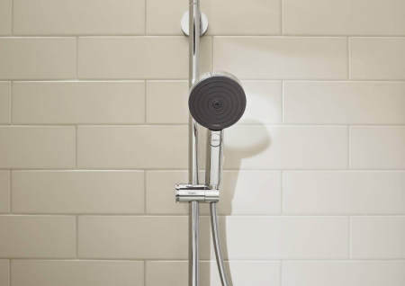 Coloana de dus crom lucios Pulsify S 1jet cu baterie termostatata Hansgrohe ShowerTablet Select 400 [1]