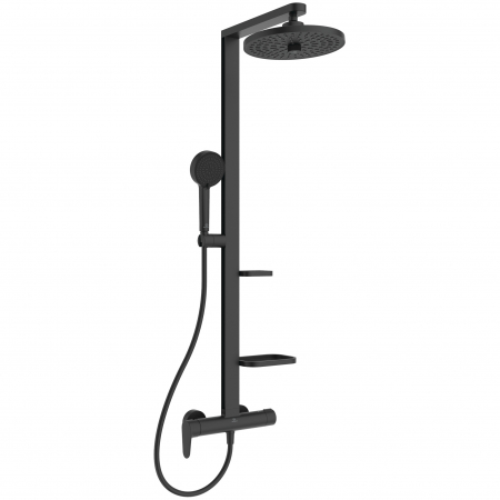 Coloane de dus - Coloana de dus cu baterie monocomanda Ideal Standard Alu+ negru mat