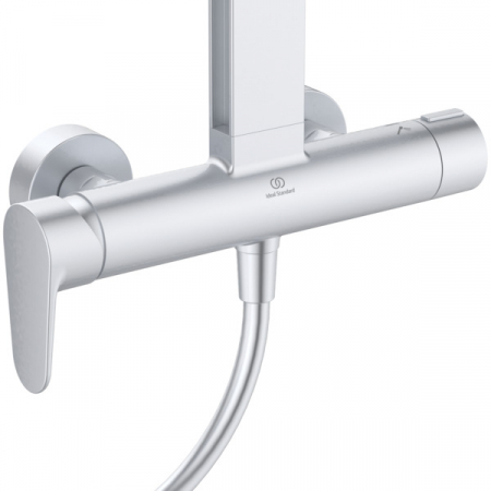 Coloana de dus cu baterie monocomanda Ideal Standard Alu+ argintiu mat [2]