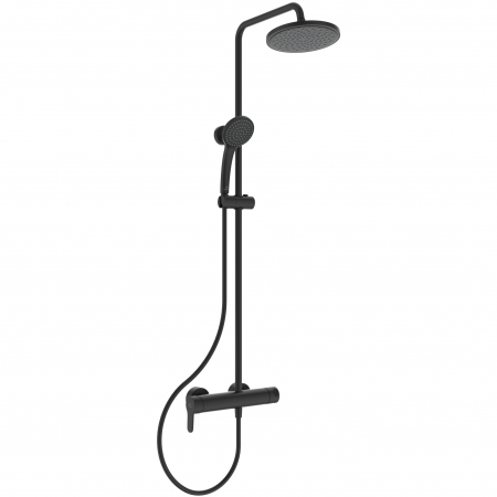 Coloane de dus - Coloana de dus cu baterie monocomanda Ideal Standard Cerafine O negru mat