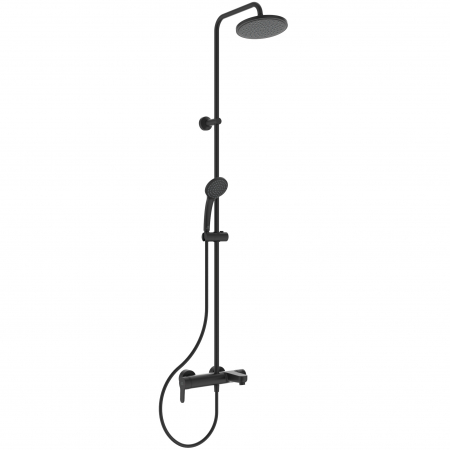 Coloane de dus - Coloana de dus cu baterie monocomanda si pipa cada Ideal Standard Cerafine O negru mat