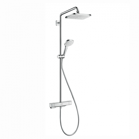 Coloane de dus - Set coloana de dus cu baterie termostatata culoare crom Hansgrohe, Croma E 280