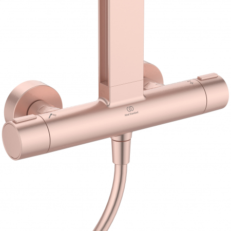 Coloana de dus cu baterie termostatata Ideal Standard Alu+ rose mat [3]