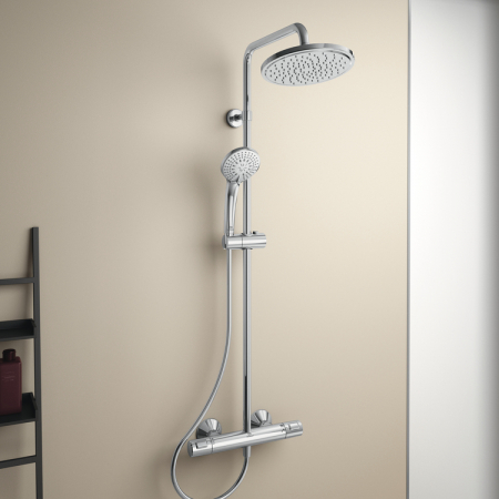 Coloana de dus cu baterie termostatata Ideal Standard Ceratherm T25 crom lucios [1]