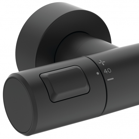 Coloana de dus cu baterie termostatata Ideal Standard Ceratherm T25 negru mat [3]