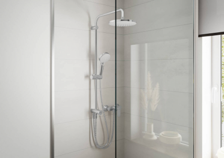 Coloana de dus cu comutator, culoare crom lucios Hansgrohe Vernis Blend 26272000 [1]