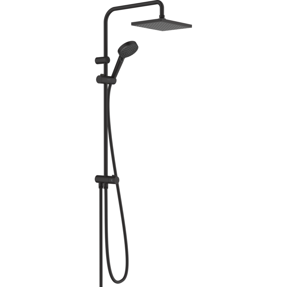 Coloane de dus - Coloana de dus cu comutator, culoare negru mat Hansgrohe Vernis Shape 26282670